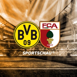 Logo Borussia Dortmund gegen FC Augsburg