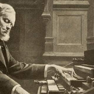 César Franck an der Orgel von Ste-Clotilde