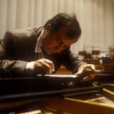 der italienische Komponist Luciano Berio