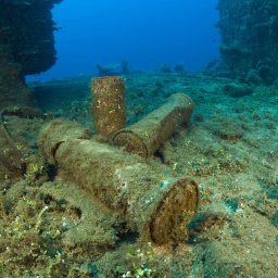 Munition aus dem 2. Weltkrieg auf dem Grund der Ostsee.
