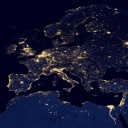 Schrecklich hell: In vielen Gebieten Europas gibt es keine dunklen Nächte mehr, wie diese Satellitenaufnahme zeigt.
