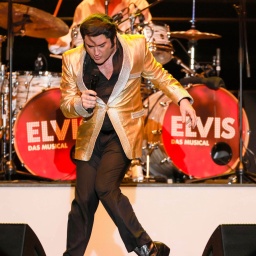 Grahame Patrick Doyle bei einem Gastspiel von Elvis - Das Musical in Erfurt