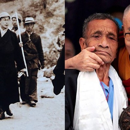 Im Jahr 1959 flieht der 14. Dalai Lama ins indische Exil.