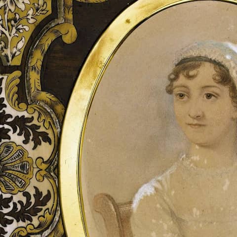 Berühmtes Portrait von Jane Austen (1869)