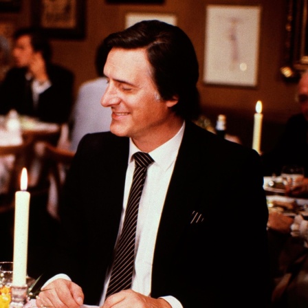 Helmut Dietl Szene mit Monaco Franze (HELMUT FISCHER) und Elli (GISELA SCHNEEBERGER).