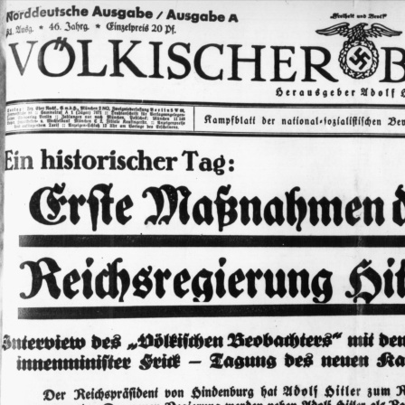 "Völkischer Beobachter" von 1933