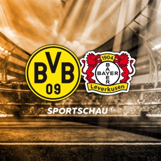 Logo Borussia Dortmund gegen Bayer Leverkusen