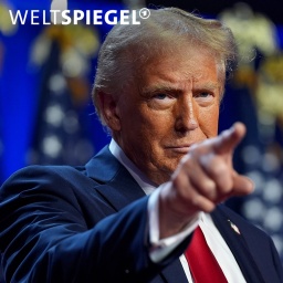 Donald Trump mit ausgestrecktem Zeigefinger