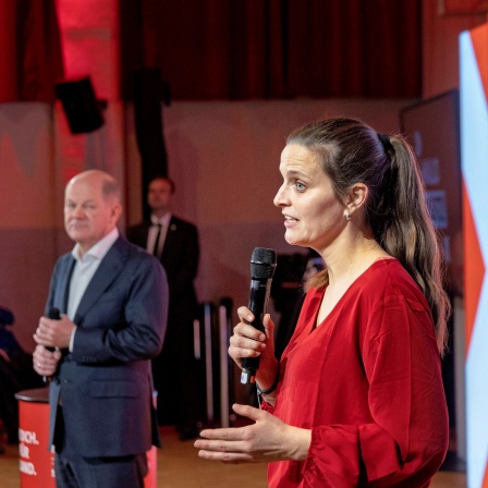 Bürgerdialog mit Olaf Scholz und Maja Wallstein in Cottbus
