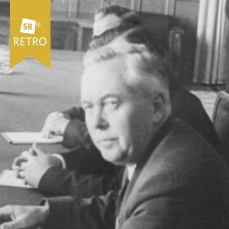 Harold Wilson am Verhandlungstisch