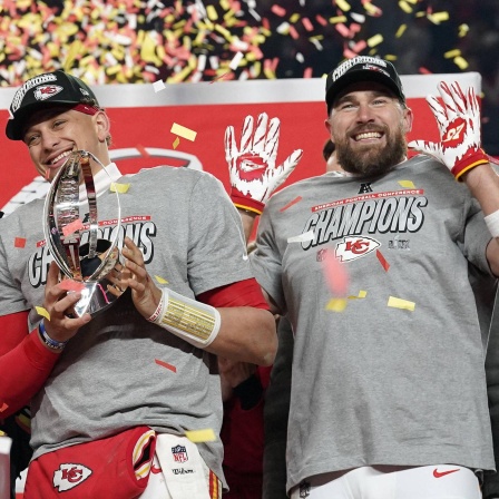 Patrick Mahomes und Travis Kelce