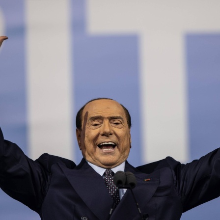 Großaufnahme Silvio Berlusconi