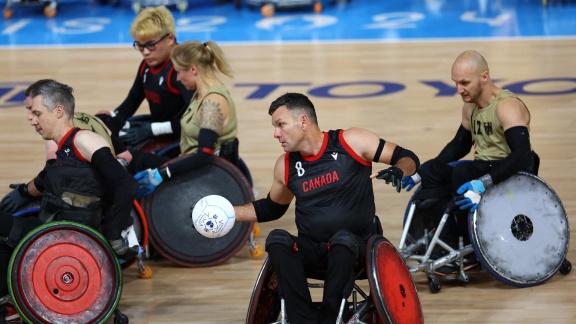 Sportschau Paralympics 2024 - Rollstuhl-rugby: Deutschland - Kanada Im Re-live