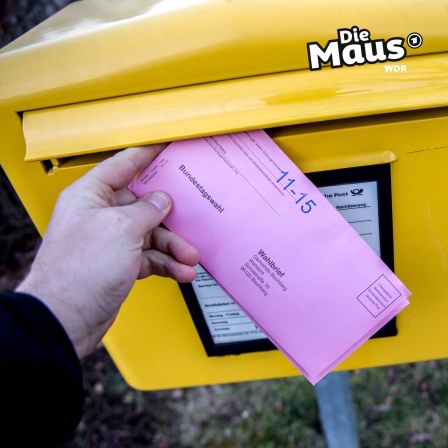 Briefkasten mit Wahlbrief