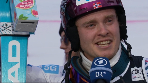 Sportschau Wintersport - Atle Lie Mcgrath Kämpft Im Interview Mit Den Tränen