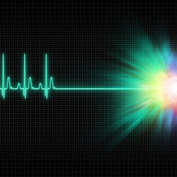 EKG endet in Nullinie und geht dann in ein Leuchten über (Symbolbild): Manche Menschen berichten nach einer Reanimation über Nahtoderlebnisse - außerkörperliche Erfahrungen etwa oder Licht am Ende eines Tunnels. Was weiß die Wissenschaft über das Phänomen?