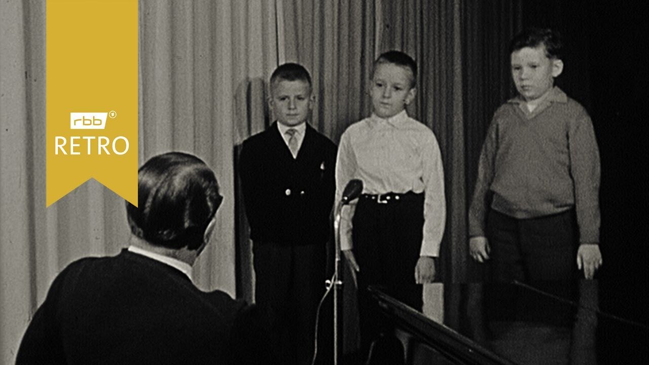 rbb Retro Berliner Abendschau Schöneberger Sängerknaben