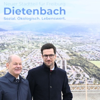 Besuch von Bundeskanzler Scholz in Baden-Württemberg