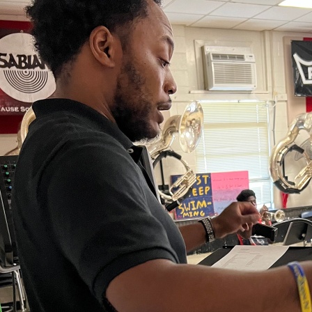 Devon Picket, Bandleader in Raeford, North Carolina, USA