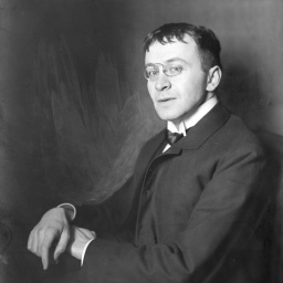 Porträt von Karl Kraus 1908