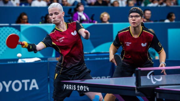 Sportschau Paralympics 2024 - Para-tischtennis - Guter Start Für Deutsche Doppel