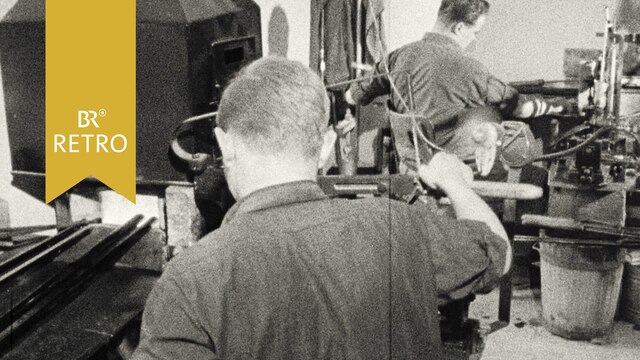 Sudetendeutsche bei der Arbeit in einem bayerischen Betrieb | Bild: BR Archiv