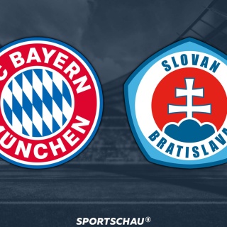 Logo Bayern München gegen Slovan Bratislava