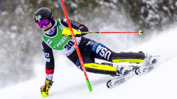 Sportschau Wintersport - Slalom Der Frauen In Soldeu - Der Zweite Lauf