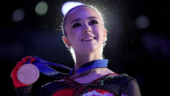 Sportschau - Kamila Waljewa Gewinnt Em-gold Im Eiskunstlauf - Die Kür Zum Titel