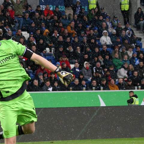Leverkusens Torwart Lukas Hradecky