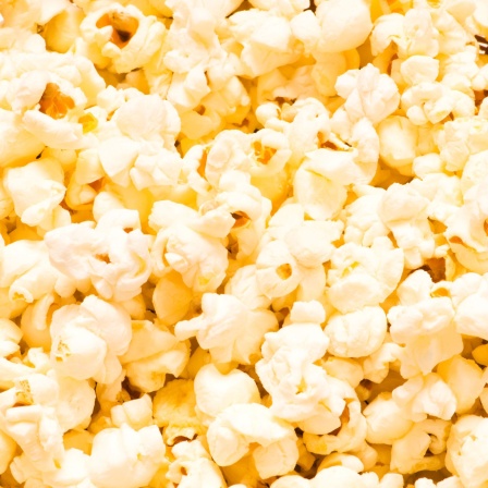 Popcorn in Großaufnahme