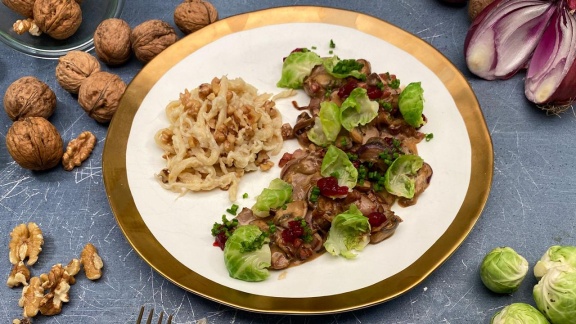 Ard-buffet - Rezept: Rehgeschnetzeltes Mit Walnuss-spätzle