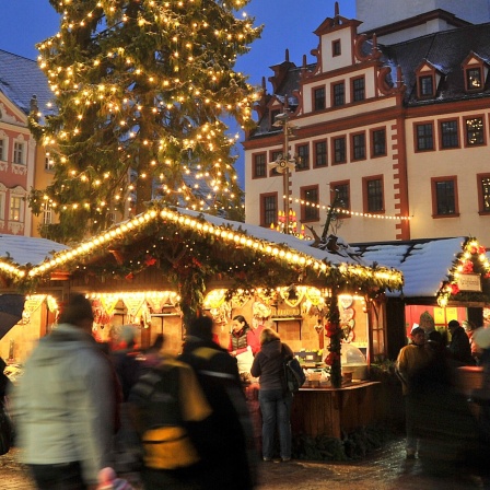 Der Chemnitzer Weihnachtsmarkt am Alten Rathaus