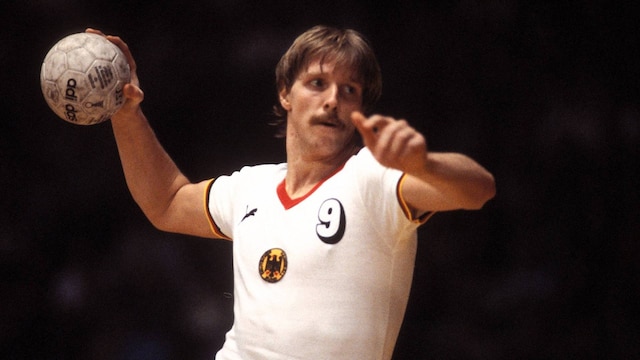 Erhard Wunderlich bei der Handball-WM im Jahr 1982