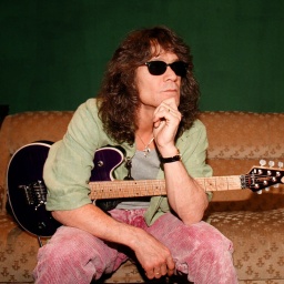 Eddie Van Halen 1998 backstage in Berlin
