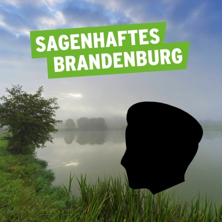 Sagenhaftes Brandenburg: Landschaft mit See im Nebel, Silhouette eines Amtmannes, Foto: imago images / blickwinkel; Antenne Brandenburg