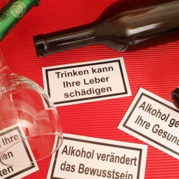 Warnhinweis für alkkoholische Getränke