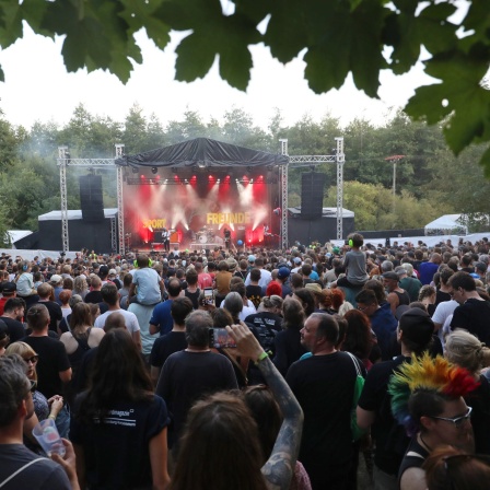 Die Band "Sportfreunde Stiller" spielt 2022 beim Demokratiefestival "Jamel rockt den Förster".