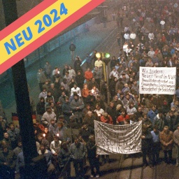 Montagsdemonstration auf dem Ring in Leipzig am 30.10.1989.