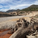 Ausgetrockneter Fluss in Katalonien