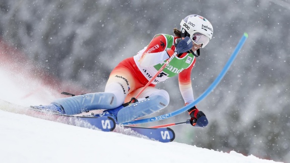 Sportschau Wintersport - Slalom Der Frauen In Soldeu - Der Erste Lauf
