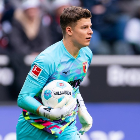 Finn Dahmen im Spiel gegen Gladbach