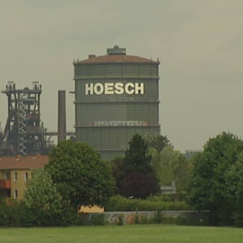 Panorama des Hoeschgeländes mit dem Hoeschturm