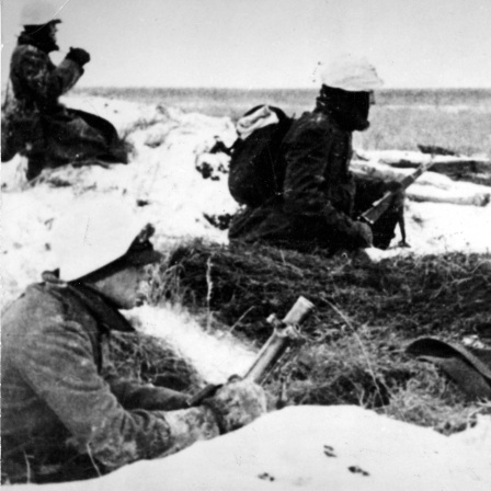 Deutsche Truppen im Dezember 1942 in Stalingrad