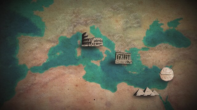 Screenshot aus dem Film "Geschichte des Mittelmeerraums"