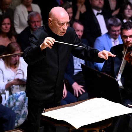 Christoph Eschenbach am Dirigentenpult