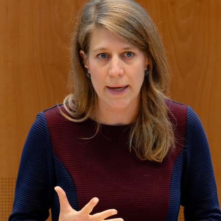 Verena Schäffer, Fraktionsvorsitzende der Grünen, NRW