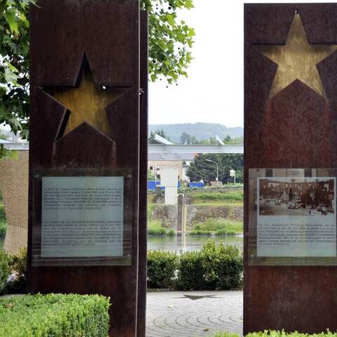 Das Denkmal in Schengen