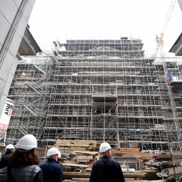 Baustelle der Staatsbibliothek