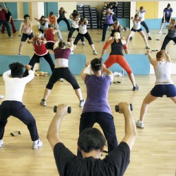 Workout-Training beim Sportverein Sportspaß in Hamburg (Archivfoto vom 09.06.2008)